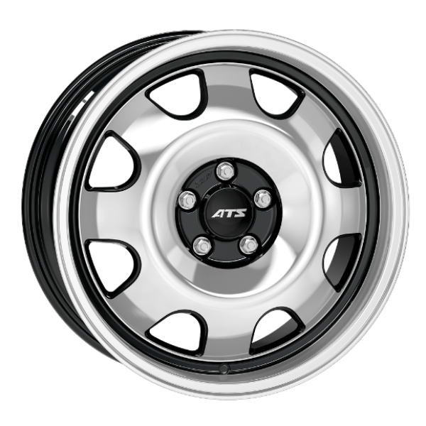 ATS "classic line" Cup 7x15/ET28 4x100, diamond black front & horn polished